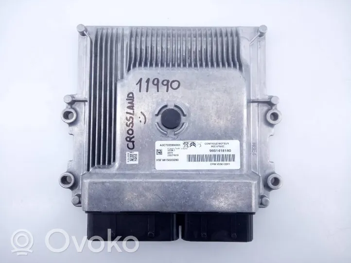 Opel Crossland X Calculateur moteur ECU 9851418180