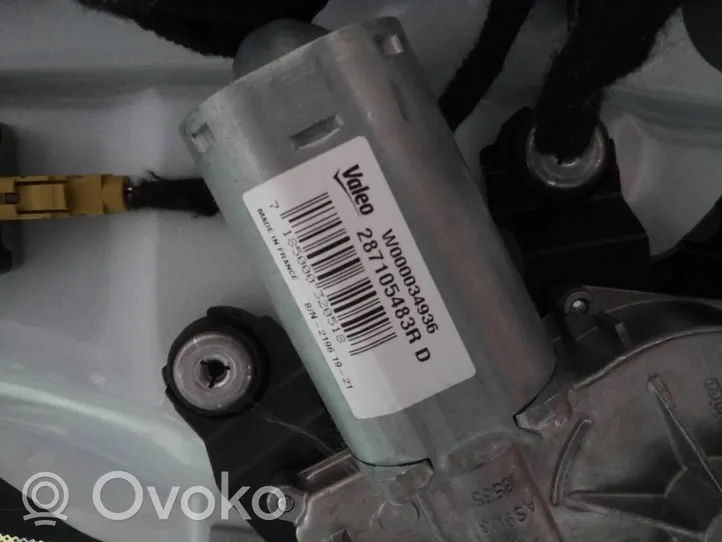 Renault Zoe Moteur d'essuie-glace arrière 287105483R