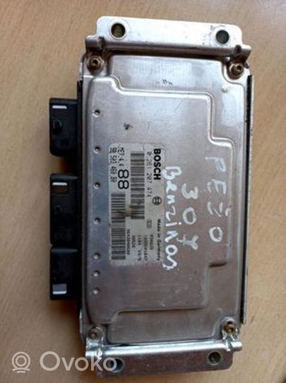 Peugeot 307 Sterownik / Moduł ECU 0261207474