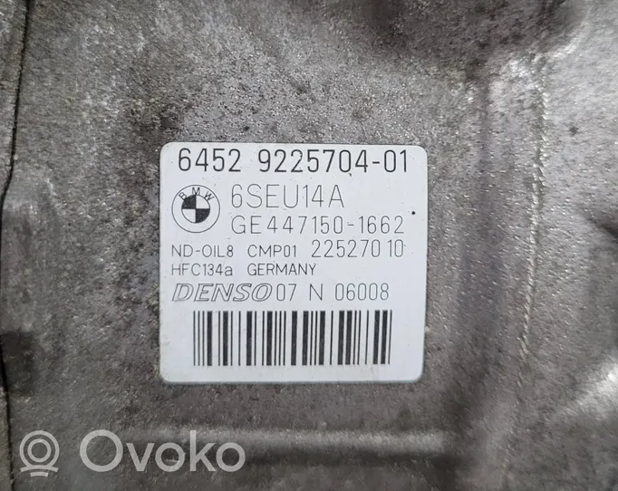 BMW X3 F25 Kompresor / Sprężarka klimatyzacji A/C 9225704