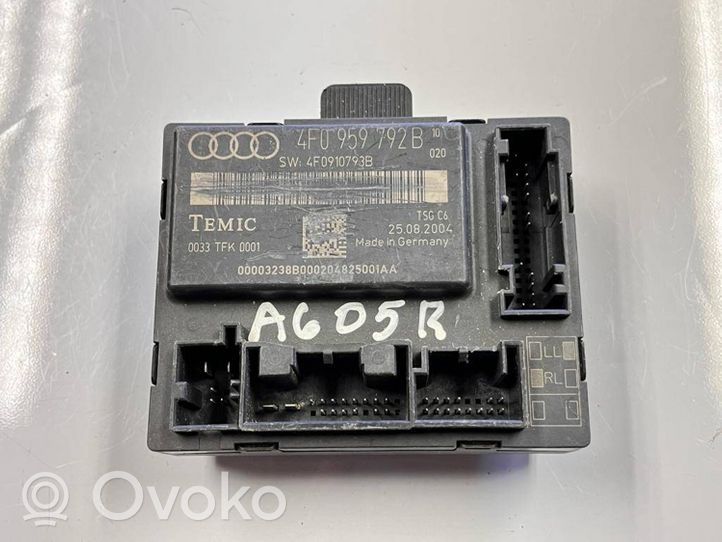 Audi A6 S6 C5 4B Centralina/modulo portiere 4F0959792B