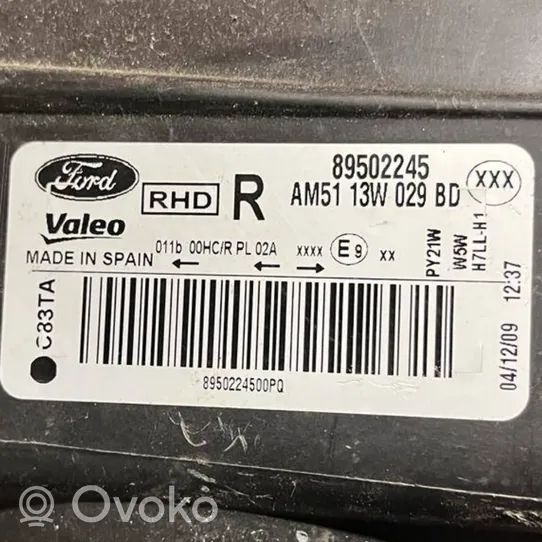 Ford Grand C-MAX Priekinis žibintas 89502245