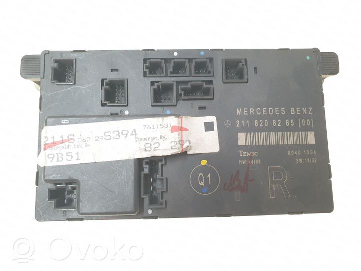 Mercedes-Benz E W211 Door control unit/module 2118208285