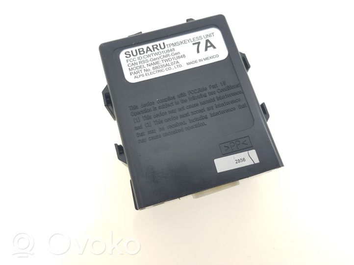 Subaru Legacy Avaimettoman käytön ohjainlaite/moduuli 88035AL07A