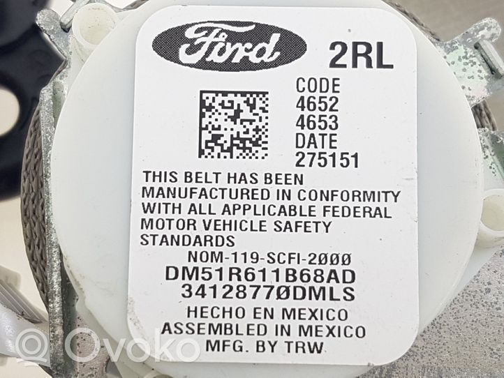 Ford C-MAX II Cintura di sicurezza posteriore DM51R611B68