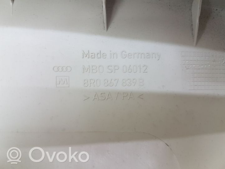Audi Q5 SQ5 Rivestimento di protezione sottoporta del bagagliaio/baule 8R0867839