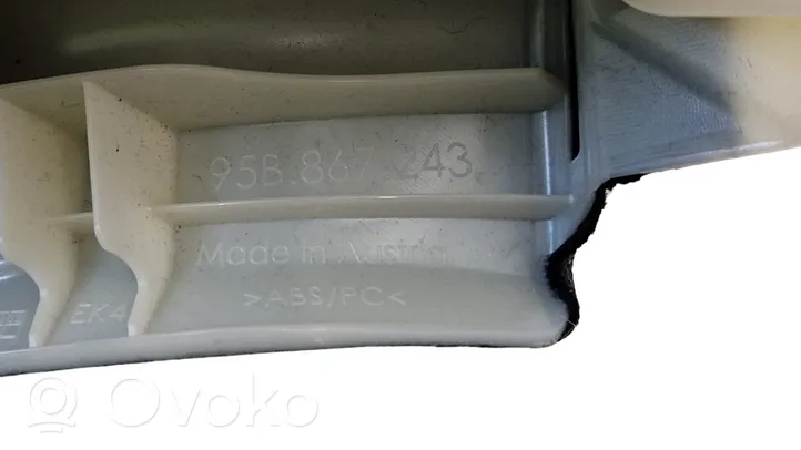 Porsche Macan (B) pillar trim (top) 95B867243