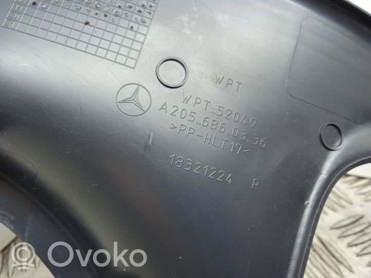 Mercedes-Benz C AMG W205 Listwa progowa tylna A2056860336