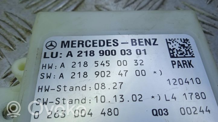 Mercedes-Benz CLS C218 AMG Parkošanas (PDC) vadības bloks A2189000301