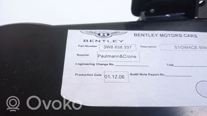 Bentley Continental Hansikaslokeron keskikonsoli 3W8858337