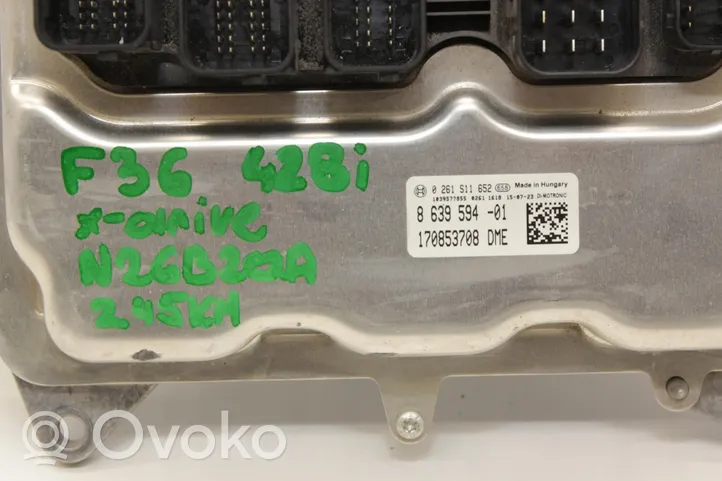 BMW 4 F32 F33 Unité de commande, module ECU de moteur 8639594