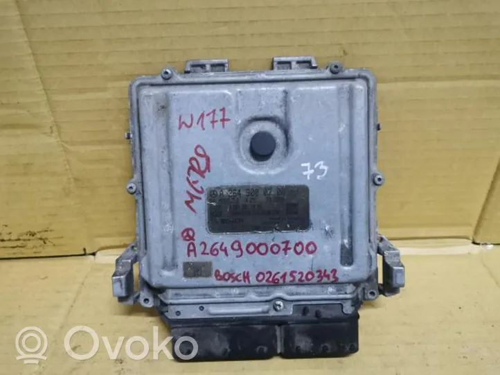 Mercedes-Benz A W177 Блок управления двигателем ECU A2649000700