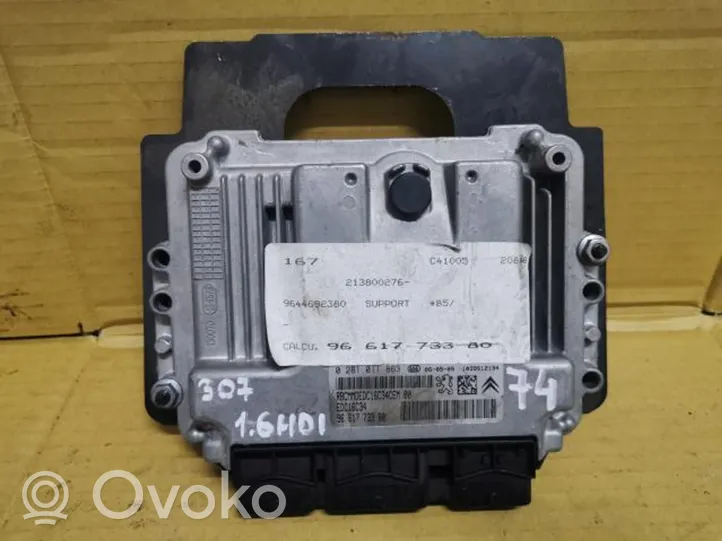 Citroen C4 Grand Picasso Блок управления двигателем ECU 0281011863