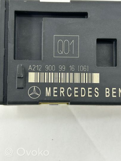 Mercedes-Benz E W212 Tailgate/trunk control unit/module A2129009916