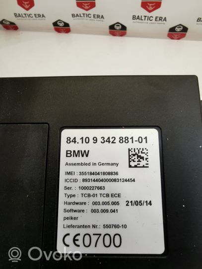 BMW 3 F30 F35 F31 Bluetoothin ohjainlaite/moduuli 9342881