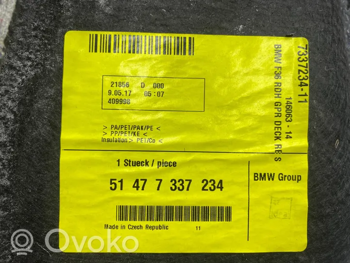 BMW 4 F36 Gran coupe Dolny panel schowka koła zapasowego 7337234