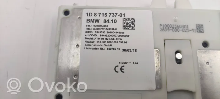 BMW 5 G30 G31 Moduł / Sterownik anteny 8715737