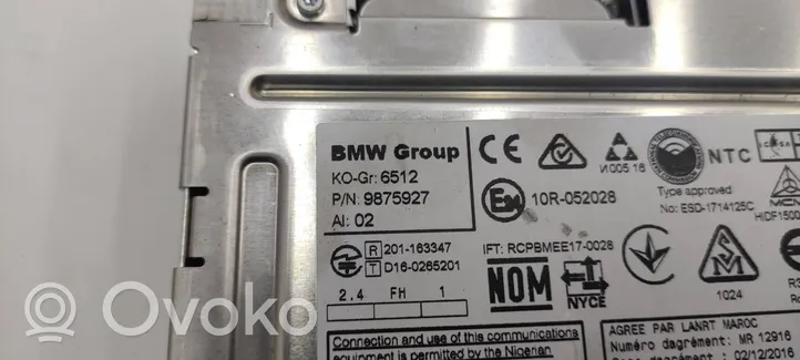 BMW 3 F30 F35 F31 Unité / module navigation GPS 9875927