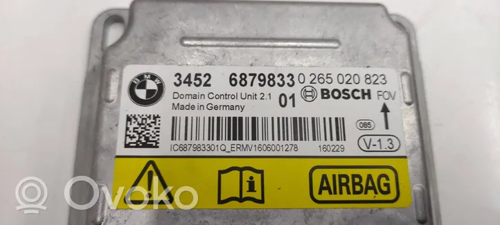 BMW 4 F32 F33 Centralina/modulo airbag 6879833