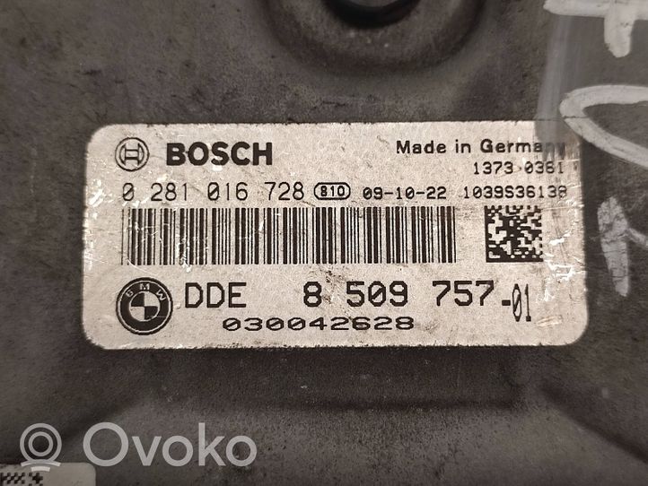 BMW 7 F01 F02 F03 F04 Komputer / Sterownik ECU i komplet kluczy 8509757