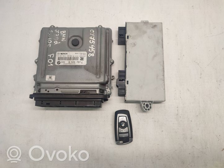 BMW 7 F01 F02 F03 F04 Kit centralina motore ECU e serratura 13618509757