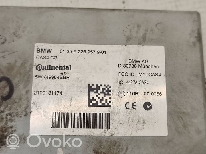 BMW 7 F01 F02 F03 F04 Kit centralina motore ECU e serratura 13618509757