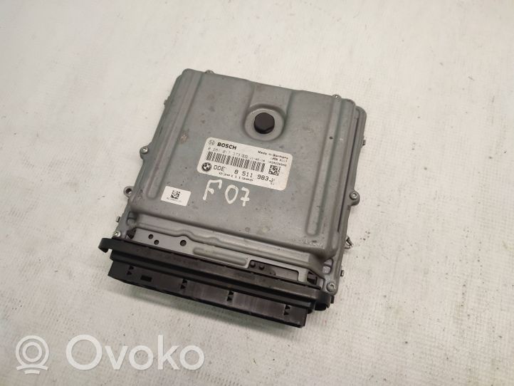 BMW 5 GT F07 Calculateur moteur ECU 8511983