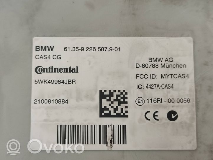 BMW 7 F01 F02 F03 F04 Komputer / Sterownik ECU i komplet kluczy 8511372