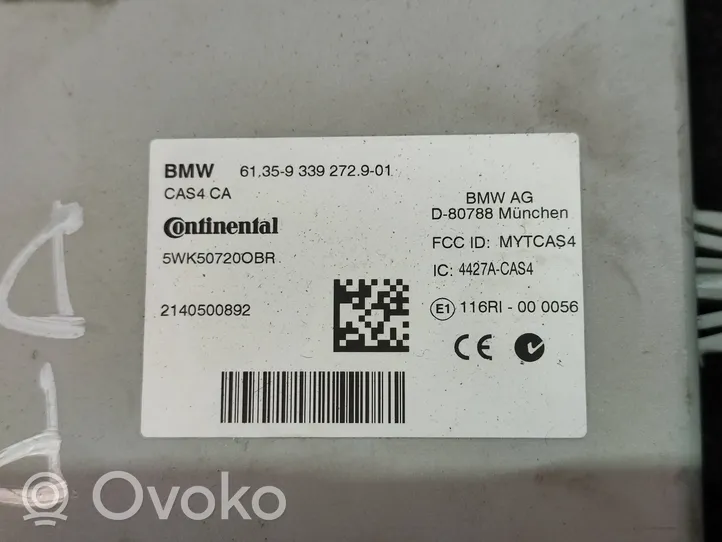 BMW 5 GT F07 Moottorinohjausyksikön sarja ja lukkosarja 8577838