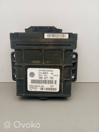 Volkswagen Touareg I Module de contrôle de boîte de vitesses ECU 09D927750