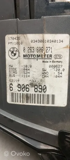BMW 3 E46 Compteur de vitesse tableau de bord 6906890