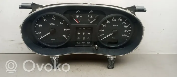 Renault Kangoo I Compteur de vitesse tableau de bord P8200176654