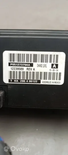 Chrysler Voyager Panel klimatyzacji P05127379AA