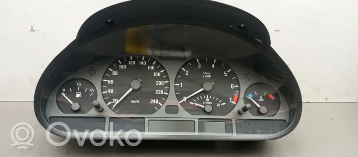 BMW 3 E46 Compteur de vitesse tableau de bord 0263639159