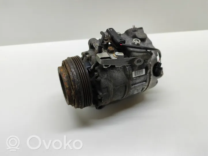 BMW 5 E60 E61 Ilmastointilaitteen kompressorin pumppu (A/C) 9180547