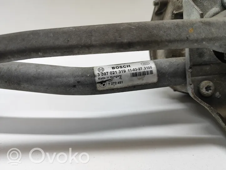 BMW 5 F10 F11 Front wiper linkage and motor 7272367