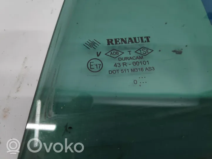 Renault Clio III Vetro del finestrino della portiera posteriore 