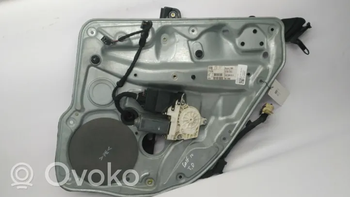 Volkswagen Golf IV Rear window lifting mechanism without motor 