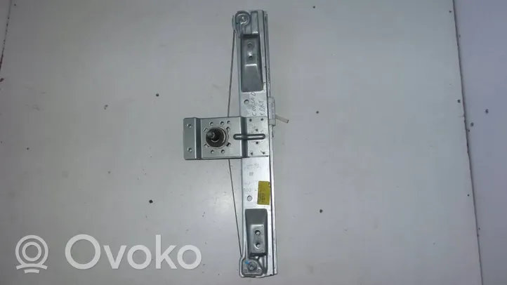 Opel Corsa D Rear window lifting mechanism without motor 