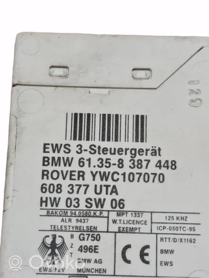BMW 7 E38 Imobilaizerio valdymo blokas 61358387448