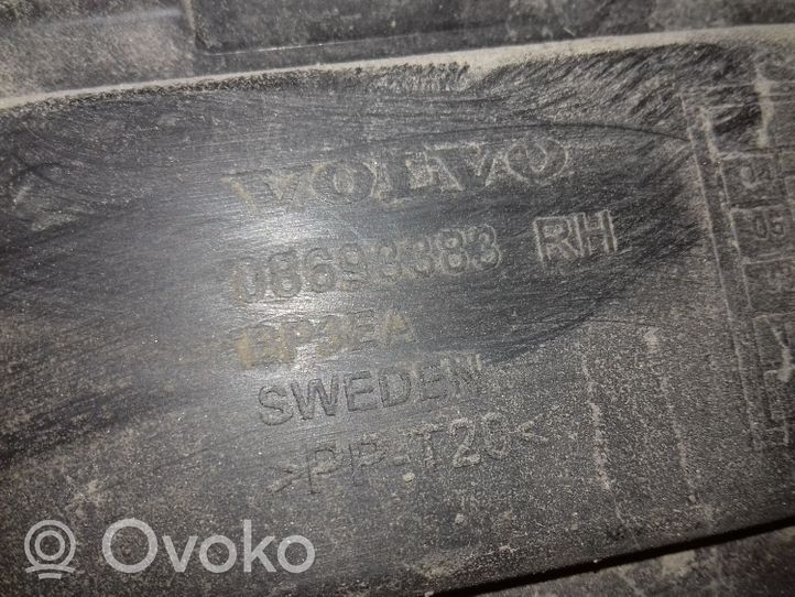 Volvo V70 Uchwyt / Mocowanie zderzaka tylnego 