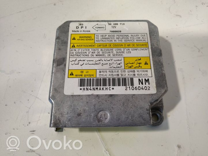 Chevrolet Lacetti Module de contrôle airbag 7088828