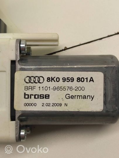 Audi A4 S4 B8 8K Moteur de lève-vitre de porte arrière 8K0959801A