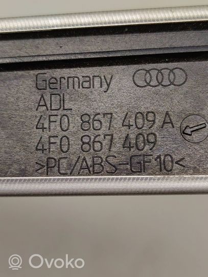 Audi A6 S6 C6 4F Front door trim bar 4F0867409A