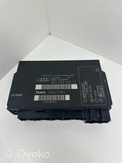 Audi A4 S4 B7 8E 8H Moduł / Sterownik komfortu 8E0959433CL