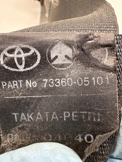 Toyota Avensis T250 Cintura di sicurezza posteriore 7336005101