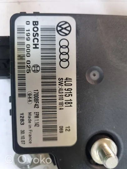 Audi Q7 4L Modulo di controllo della batteria 4L0915181