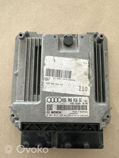 Audi A6 S6 C6 4F Dzinēja vadības bloks 03G906016GC