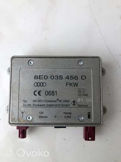 Audi A4 S4 B8 8K Antenna control unit 8E0035456D