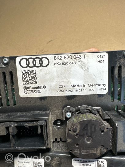 Audi Q5 SQ5 Ilmastoinnin ohjainlaite 8K2820043T